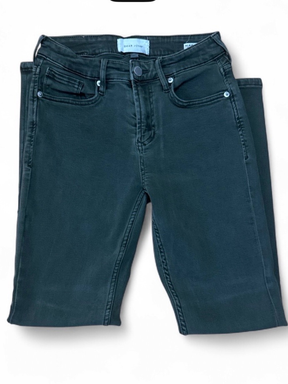 Dear John olive green straight leg jeans